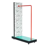 Seletti Supertender terrazzo clothes rack/mirror