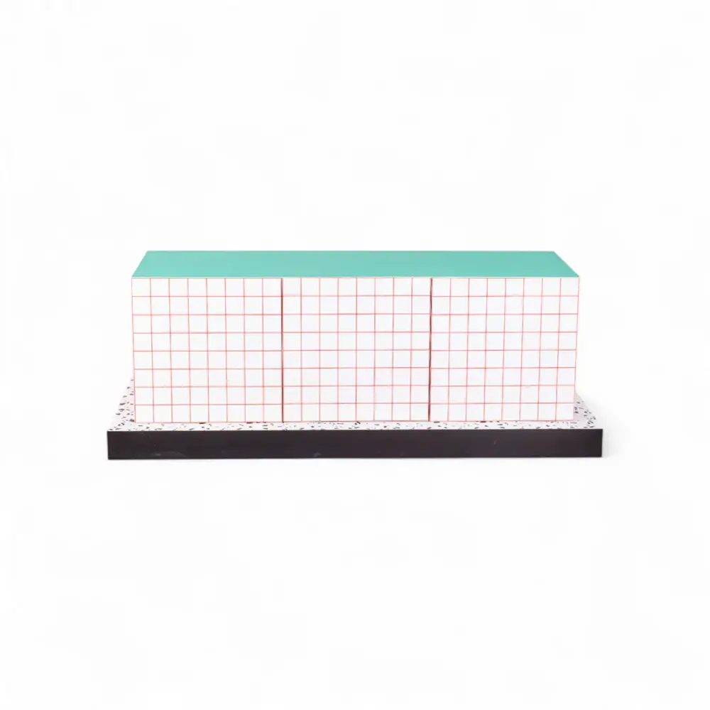 Seletti Supercabinet red grid kast