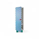 Seletti Supercloset Kleiderschrank mit blauen Streifen