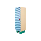 Seletti Armoire à rayures bleues Supercloset Seletti Armoire à rayures bleues Supercloset