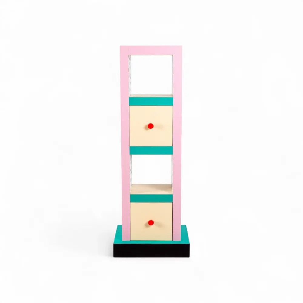 Seletti Supershelf blåt gitter badeværelsesskab