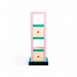 Seletti Supershelf blått rutenett baderomsskap