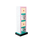 Seletti Supershelf blauer Gitter-Badezimmerschrank