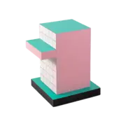 Seletti Superside bord rødt gitter sidebord