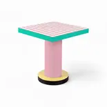 Seletti Table Superlounge, table à manger à grille rouge