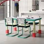 Seletti Supertable blått rutenett spisebord