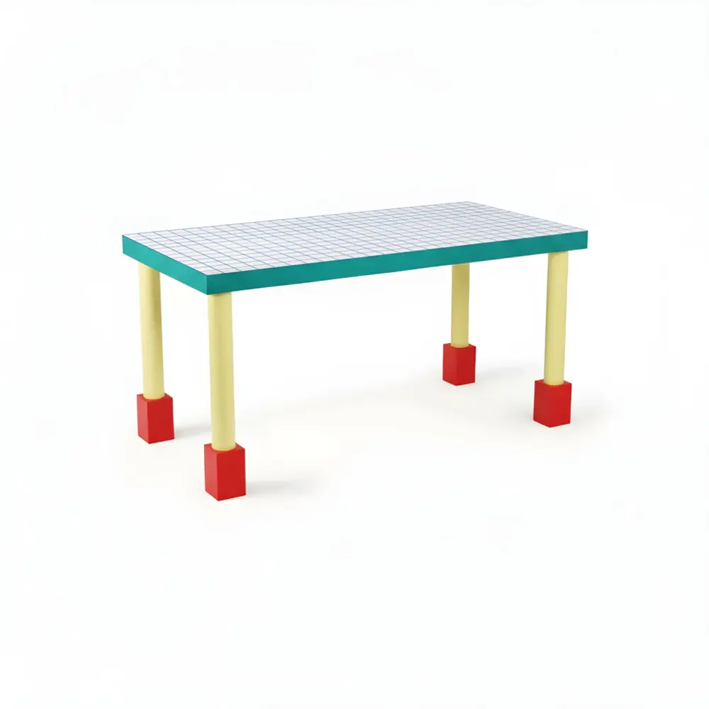 Seletti Supertable blått rutenett spisebord