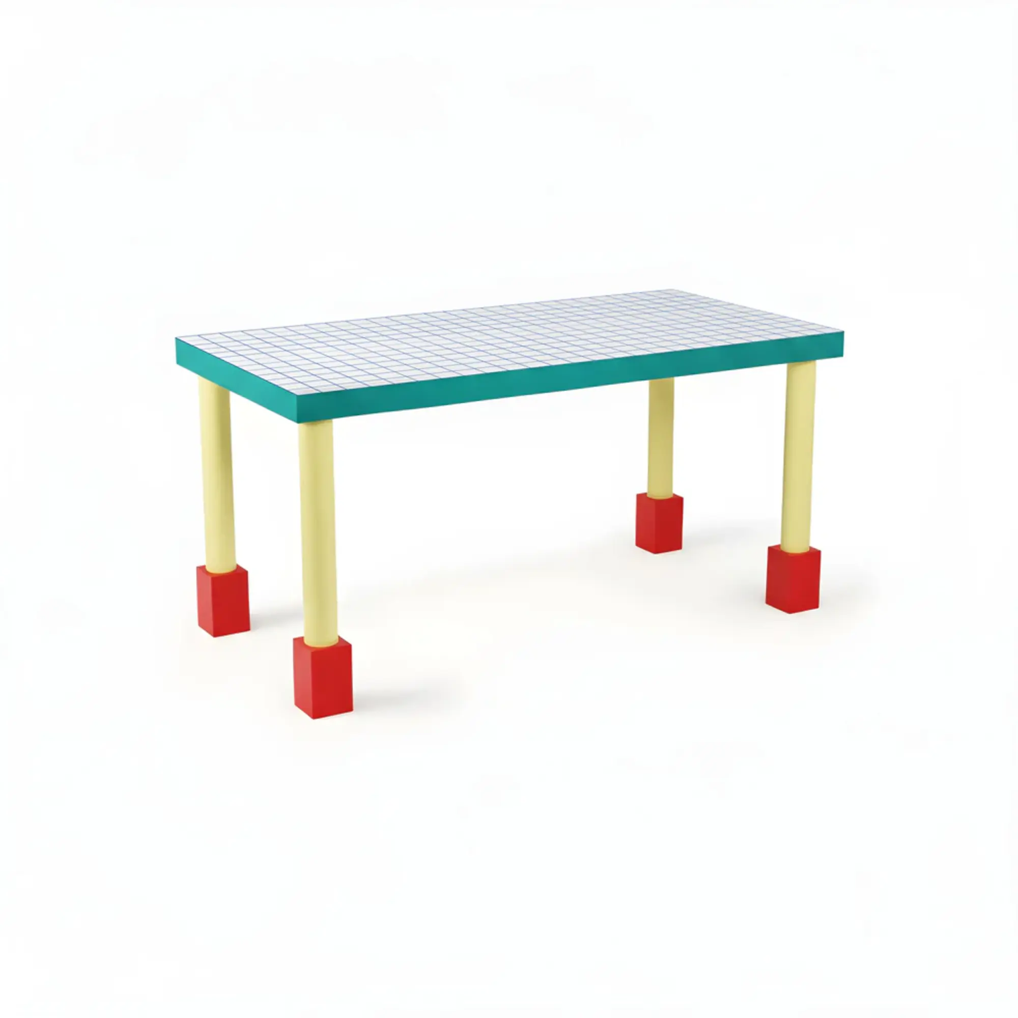 Seletti Supertable blue grid dining table - LIVING AND CO.