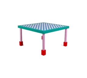 Seletti Mesa de comedor azul Supersquare