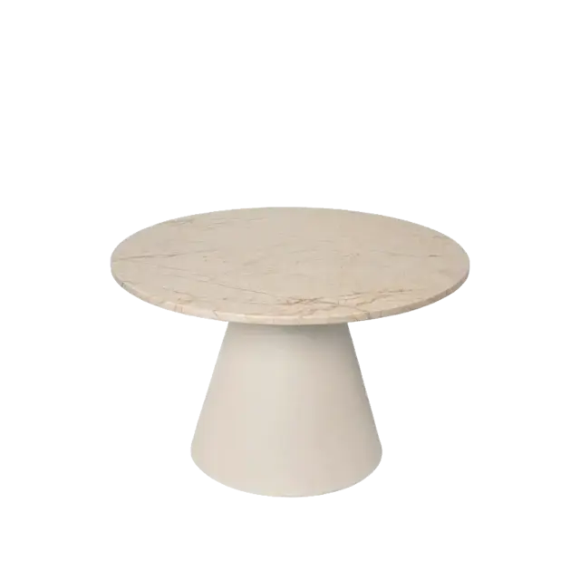 Broste Copenhagen Miro table Ø75cm beige