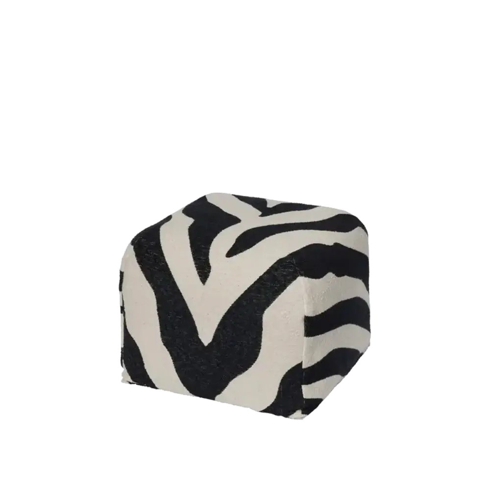 Broste Copenhagen Zebra-Pouf
