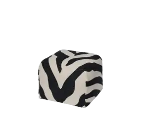 Broste Copenhagen pouf zèbre