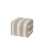 Broste Copenhagen Sigrid Pouf grau/beige