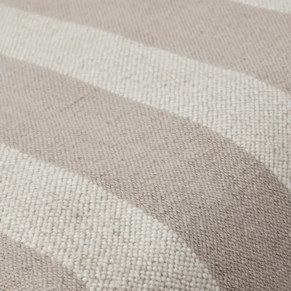 Broste Copenhagen Sigrid puff grå/beige