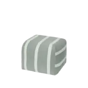 Broste Copenhagen Sigrid puff beige/grön