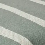 Broste Copenhagen Pouf Sigrid beige/vert