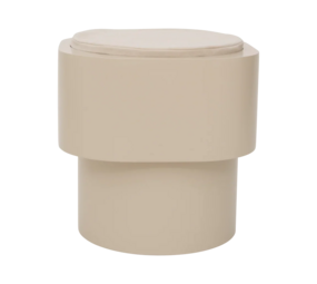 Urban Nature Culture Pale khaki side table/ottoman