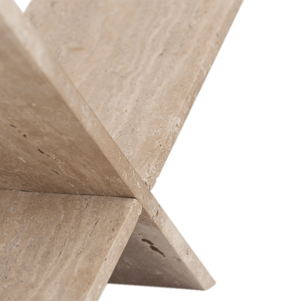 Urban Nature Culture présentoir à livres en travertin