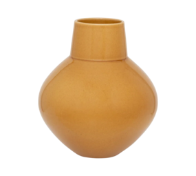 Urban Nature Culture Jarrón Cody marrón dorado