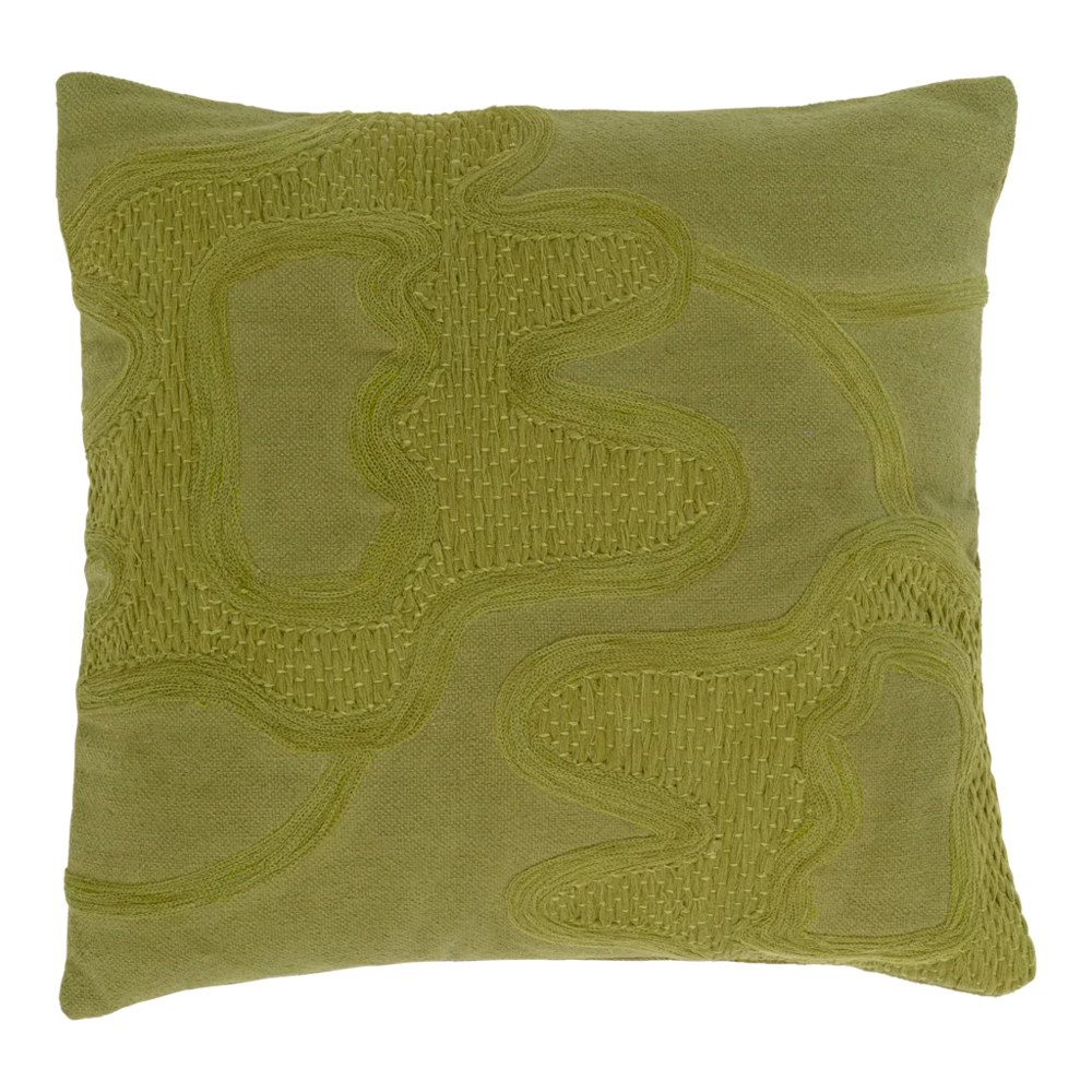 Urban Nature Culture Cuscino Kedi con rametto sempreverde