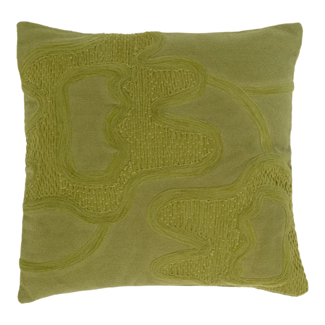 Urban Nature Culture Cuscino Kedi con rametto sempreverde