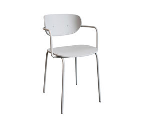 Hubsch Silla arqueada gris claro - modelo de exposición