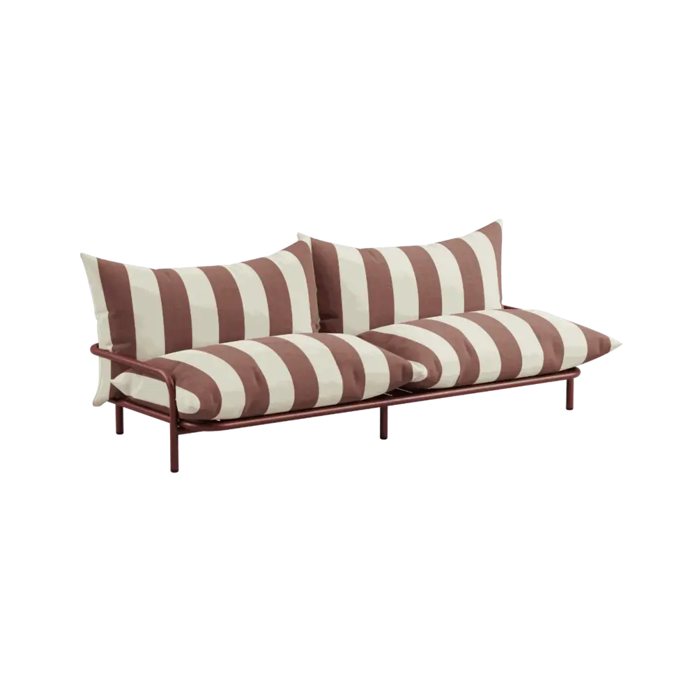 SACKit Mollis loungesoffa 2-sits soffa kastanj