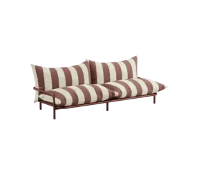 SACKit Mollis loungesoffa 2-sits soffa kastanj