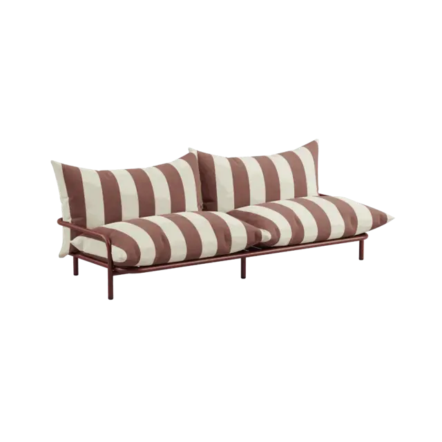 SACKit Mollis Lounge-Sofa, 2-Sitzer, Kastanie