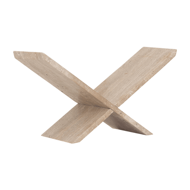 Urban Nature Culture Porta libri in travertino