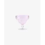 Nordal Set di 6 pezzi in vetro rosa Crocus