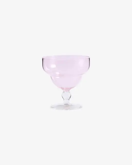 Nordal Crocus glass pink set of 6 pieces