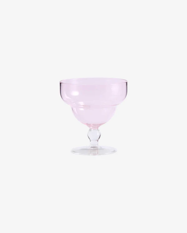 Nordal Crocus glazen roze set van 6 stuks