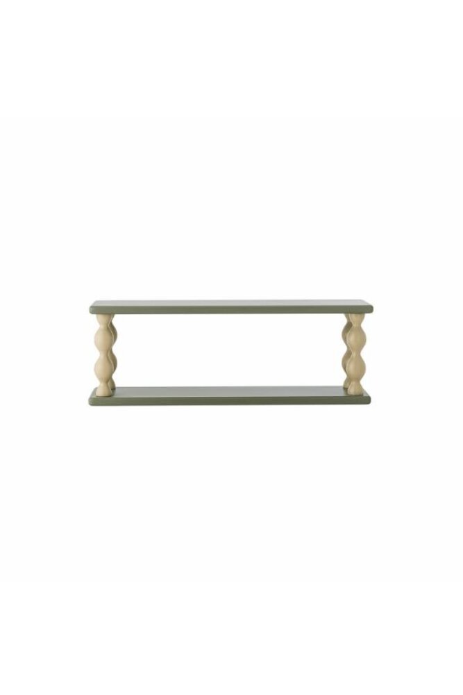 Bloomingville Mini Bibiola wall shelf green