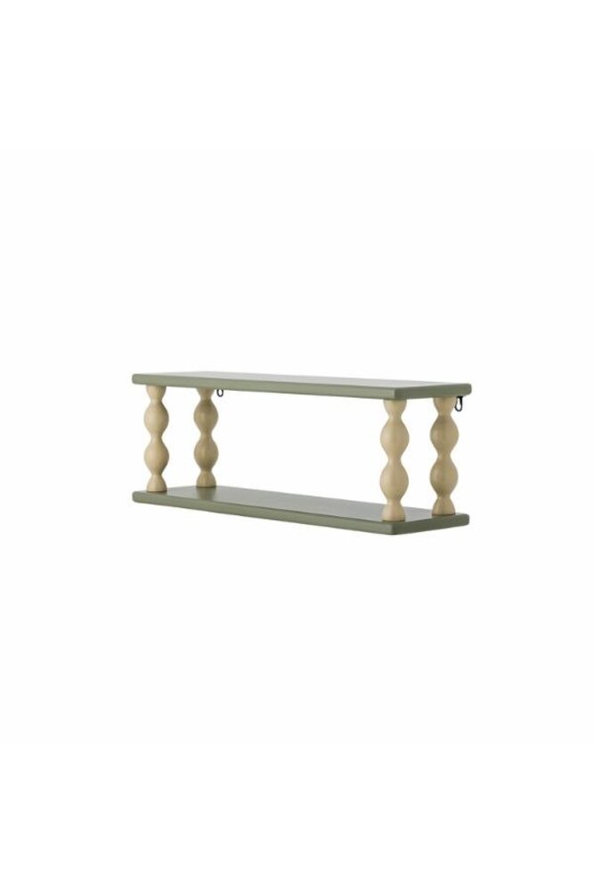 Bloomingville Mini Bibiola wall shelf green