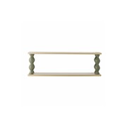 Bloomingville Mini Bibiola wall shelf green 80x26x20cm