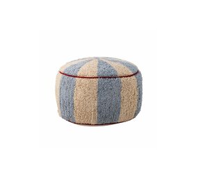 Bloomingville Mini Pouf Charoline blu