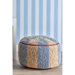 Bloomingville Mini Charoline pouf blue