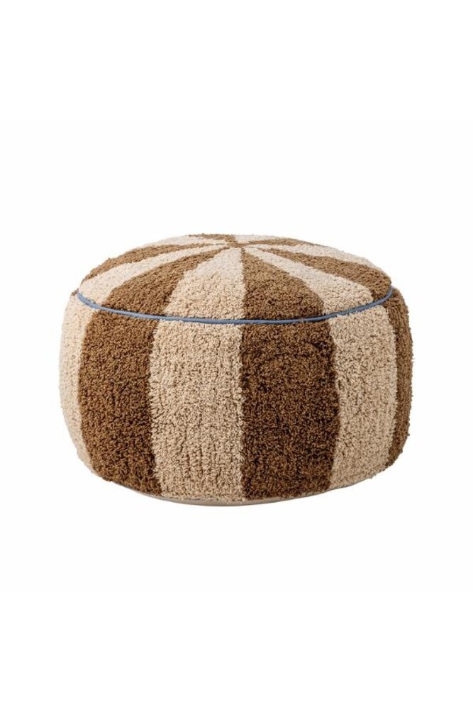 Bloomingville Mini Pouf Charoline marron/beige