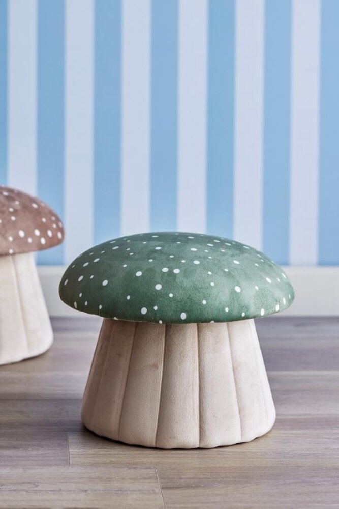 Bloomingville Mini Lue grøn puf
