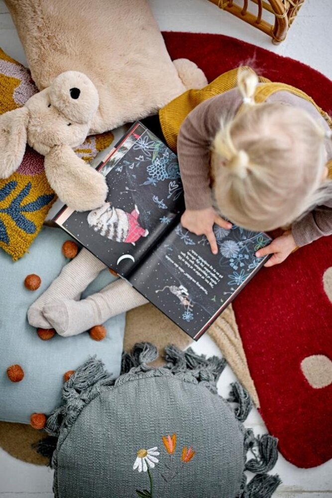 Bloomingville Mini Rødt soppteppe