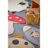 Bloomingville Mini Red mushroom rug Bloomingville Mini Red mushroom rug