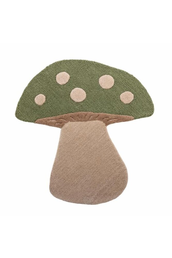 Bloomingville Mini Mushroom vloerkleed groen