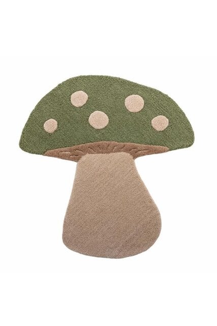 Bloomingville Mini Mushroom vloerkleed groen