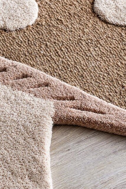 Bloomingville Mini Tapis champignon marron