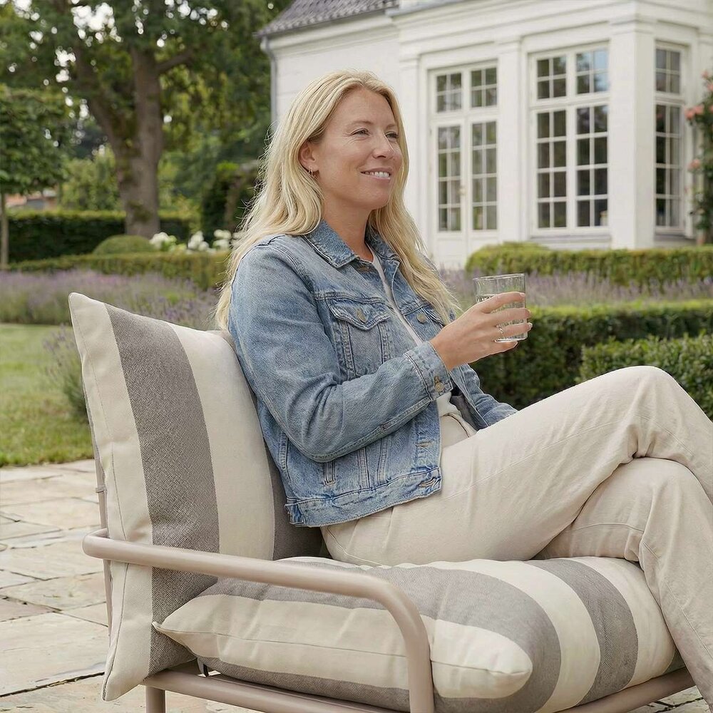 SACKit Mollis loungestol taupe SACKit Mollis loungestol taupe