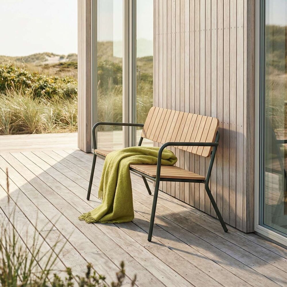 SACKit Banco de patio Kirra color oliva