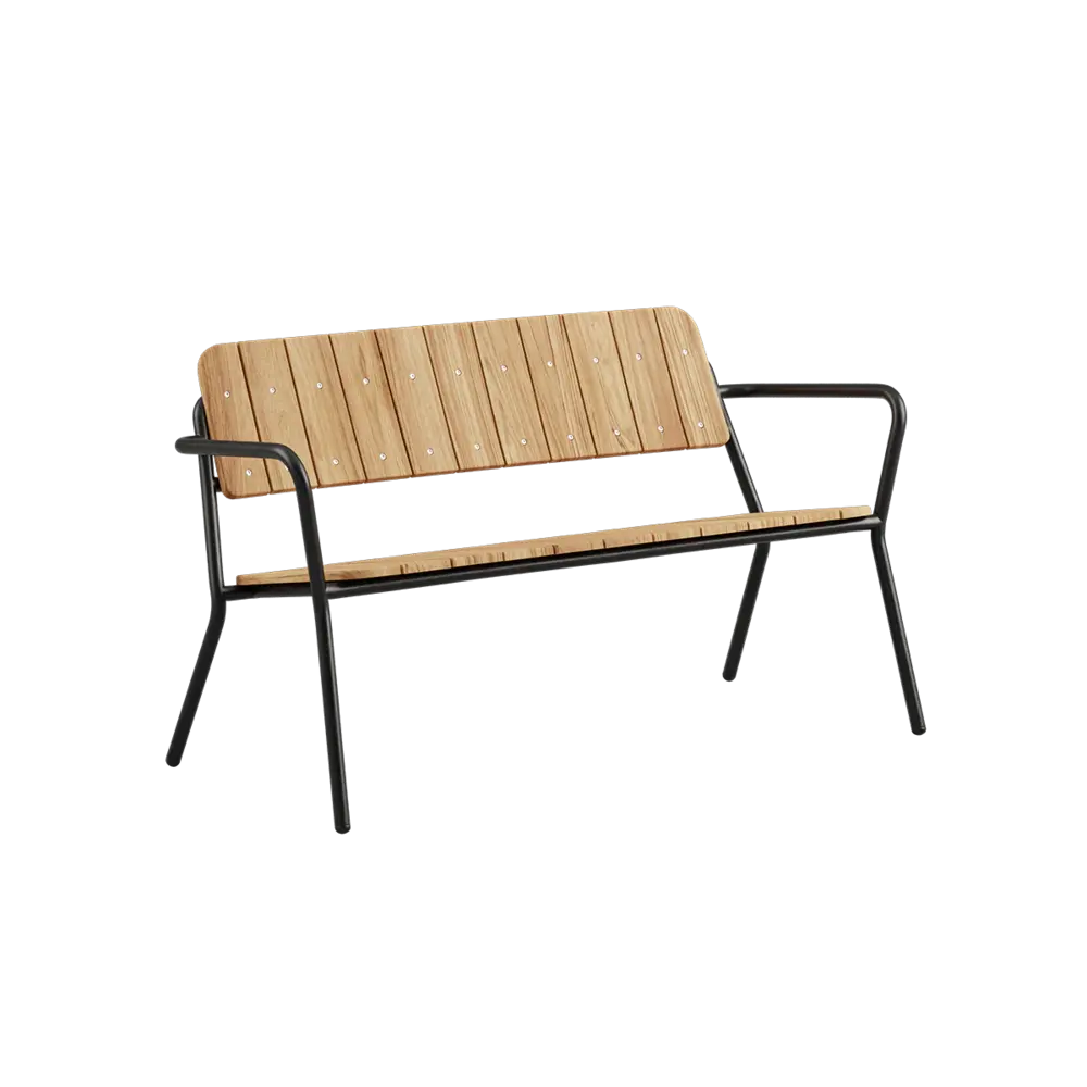 SACKit Kirra patio bench black