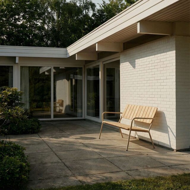 SACKit Banco de patio Kirra color topo