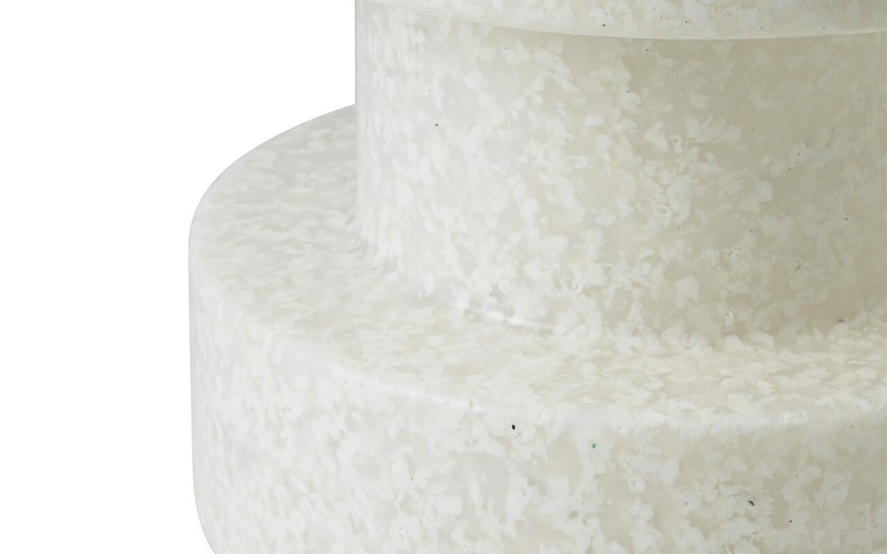 Normann Copenhagen Bit krakk stabel hvit/hvitt sidebord